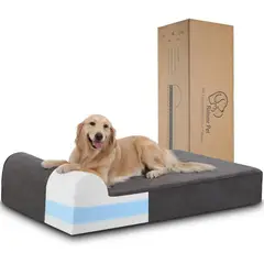 undefined - Cama Ortopédica Resistente al Agua para Perros Grandes