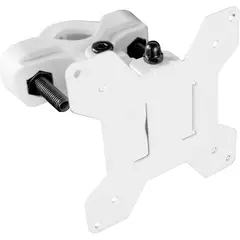 VIVO - Brazo de Poste para Monitor de Hasta 30 Pulgadas Blanco