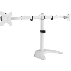 VIVO - Brazo Para Dos Monitores Ultraanchos De 27 A 38 Pulgadas Con Brazos Telescópicos Independientes