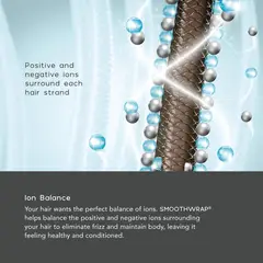 CONAIR - Secador de Pelo SmoothWrap con Difusor Plasma Cerámico Antifrizz
