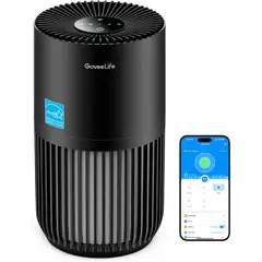GOVEELIFE - Mini Purificador de Aire HEPA Inteligente con Control por App y Alexa