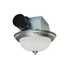 AIR KING - Ventilador de Techo para Baño con Luz y Diseño Decorativo Silencioso