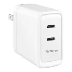 STEREN - Cargador USB C Doble Power Delivery 20w+