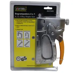 UYUSTOOLS - Grapadora Uso 4 x 1 Profesional Cromada