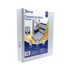 NORMA - Pasta Catalogo 3 Aros 1.5R Blanco
