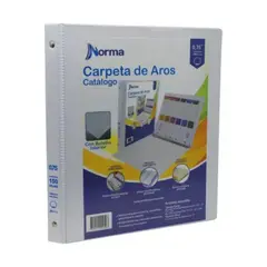 NORMA - Pasta Catalogo 3 Aros 0.75r Blanco