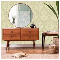 DECO DEPOT - Papel Colgadura Arabesco Dorado Beige