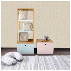 DECO DEPOT - Papel Colgadura Puntos Ocre