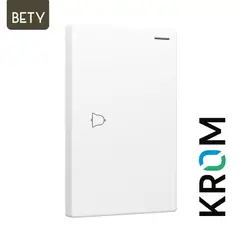 KROM - Pulsador para Timbre Bety Blanco
