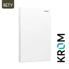 KROM - Interruptor Sencillo Bety Blanco
