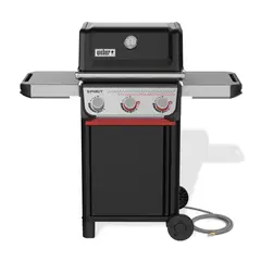 WEBER - Asador A Gas Natural 4 Quemadores Con Bandejas Laterales 131x117x67cm Spirit E-425 Sear Zone