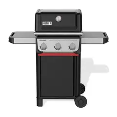 WEBER - Asador A Gas 3 Quemadores Con Bandejas Laterales 122x117x67cm Spirit E-310