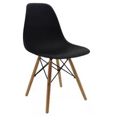 52 BITS - Silla Eames para Sala Comedor Negro