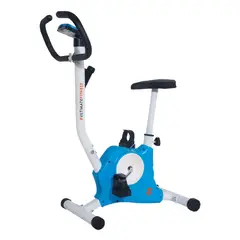 ULTIMATE FITNESS - Bicicleta Estática E10 125 kg Celeste