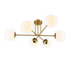 LIENXO - Lámpara De Techo Pascal Dorada