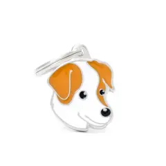 MY FAMILY - Placa Ident Jack Russell Blanco/Marron Friends