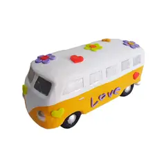 PLINI - Waggon Classic 70s Love 19 x 8cm Cerámica Hecho a Mano Pieza Única