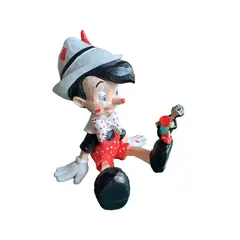 PLINI - Pinocho Clown 13cm Resina Hecho a Mano