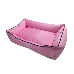 SOFISTIPETS - Cama Perro Impermeable 75x55x20 Media Palo de Rosa