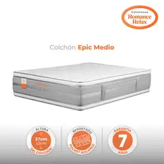 ROMANCE RELAX - Colchón King Épic Medio 200X200X37