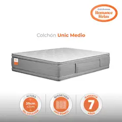 ROMANCE RELAX - Colchón King Unic Medio 200X200X35