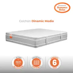 ROMANCE RELAX - Colchón Doble Romace Relax Dinamic Medio 140X190X32