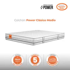 ROMANCE RELAX - Colchón Doble Power Clasico Medio 140X190X025