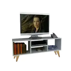 JKASSEM - Mesa para TV 130X50X30Cm Blanco