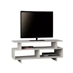 JKASSEM - Mesa para TV Centro Moderna 130X60X30Cm Blanco