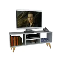 JKASSEM - Mesa para TV 110X50X30Cm Blanco