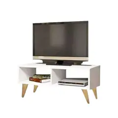 JKASSEM - Mesa para TV Moderno 130X40X30Cm Blanco