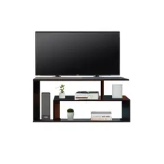 JKASSEM - Mesa Para TV Entretenimiento HJL76 110x50X30cm Wengue