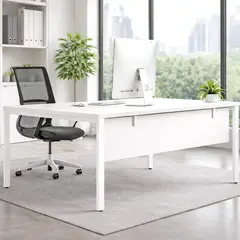 undefined - Escritorio Gerencial Frontal En Estructura Dia 180X75X90 Cm