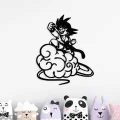 CEGRAFIC - Figura Goku Nube De 60X48 Cm Negro