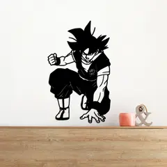 undefined - Figura Super Goku De 60X36 Cm Negro