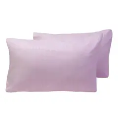 HOMETEX - Par de Fundas de Almohadas Roasada Solofondo Microfibra 50*70