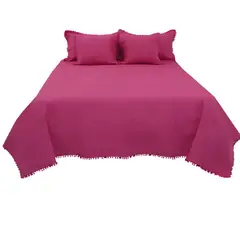 HOMETEX - Tendido Zare Full Queen Fucsia