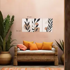 BE AND BEE - Cuadro Triptico Cleo