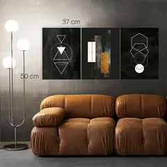 BE AND BEE - Cuadro Triptico Zeus