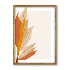 undefined - Cuadro Decorativo Artesanal Serenidad 30X40Cm Marco Madera