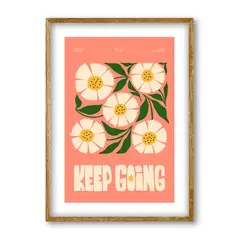 undefined - Cuadro Decorativo Artesanal Impulso 30X30Cm Marco Madera