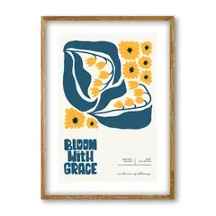 undefined - Cuadro Decorativo Artesanal Gracia 40X60Cm Marco Madera