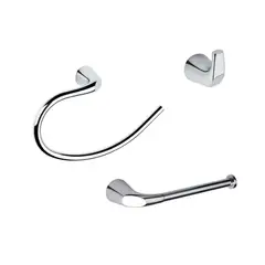 CORONA - Kit Accesorios Koral Cromo X3