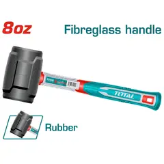 TOTAL TOOLS - Mazo de Goma Mango Fibra de Vidrio 220 g