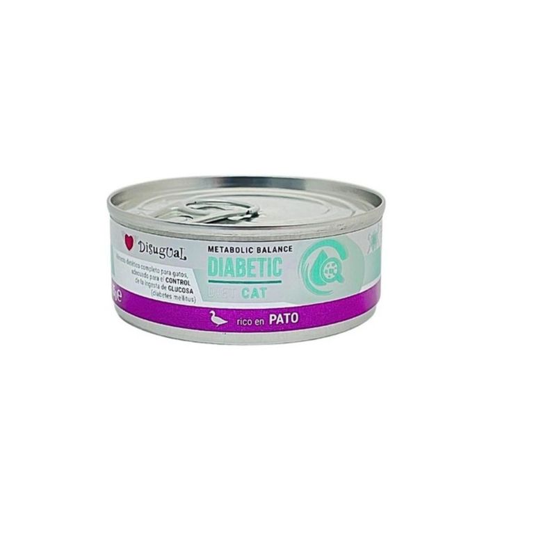 Disugual Cat Diabetic Diet Pato Lata Por 85 Gr