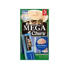 undefined - Inaba Dog Snack Mega Churu 3 Piezas Atun 144 Gr
