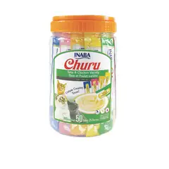 undefined - Inaba Cat Snack Churu 50 Piezas Tuna Chicken