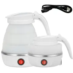 52 BITS - Tetera Hervidora Electrica de Agua Plegable Color Blanco