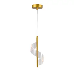 LIENXO - Lámpara Colgante Led Málaga Gold