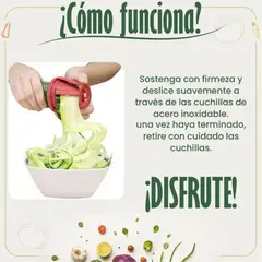 TVNOVEDADES - Cortador de Verduras en Espiral Vegitrim